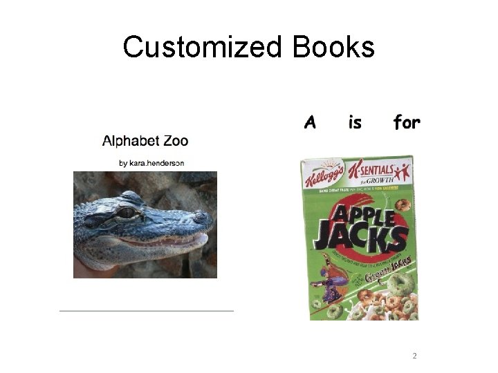 Customized Books 2 