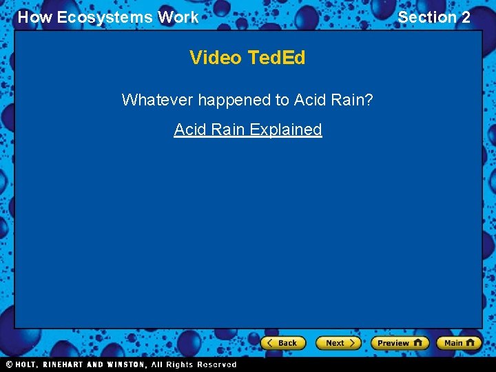 How Ecosystems Work Video Ted. Ed Whatever happened to Acid Rain? Acid Rain Explained
