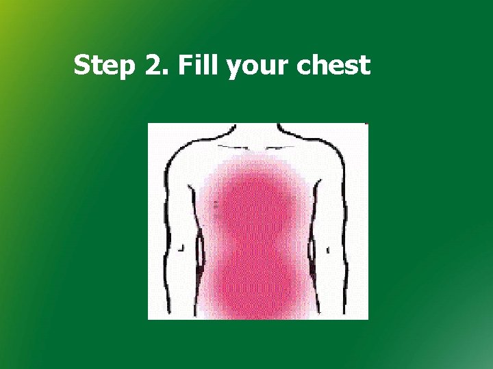 Step 2. Fill your chest 