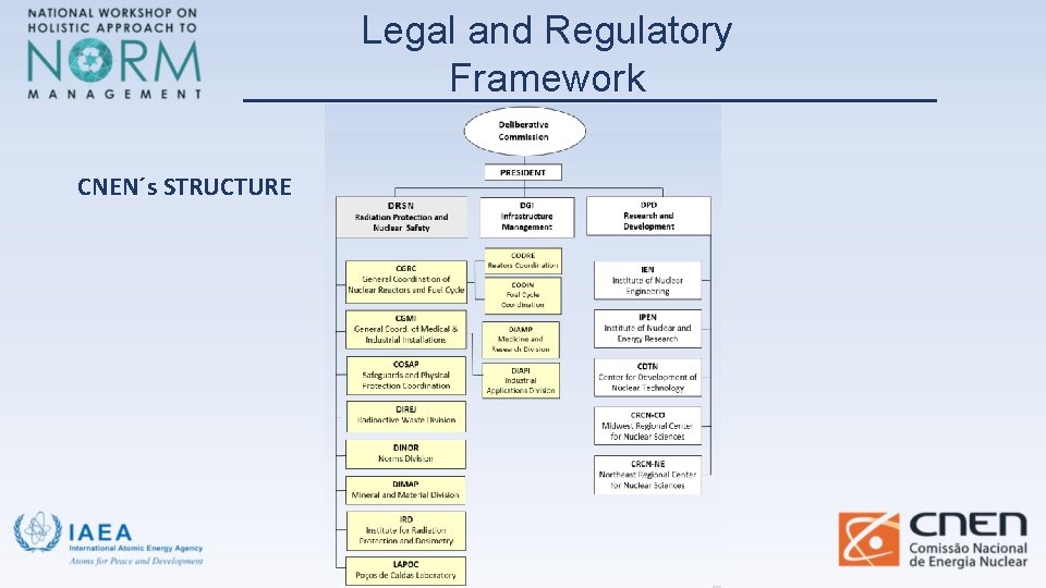 Legal and Regulatory Framework CNEN´s STRUCTURE 