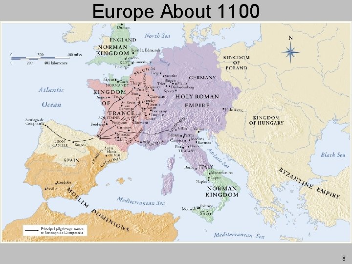 Europe About 1100 8 