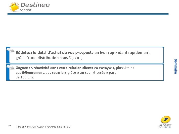 Gagnez en réactivité dans votre relation clients en envoyant, plus vite et quotidiennement, vos