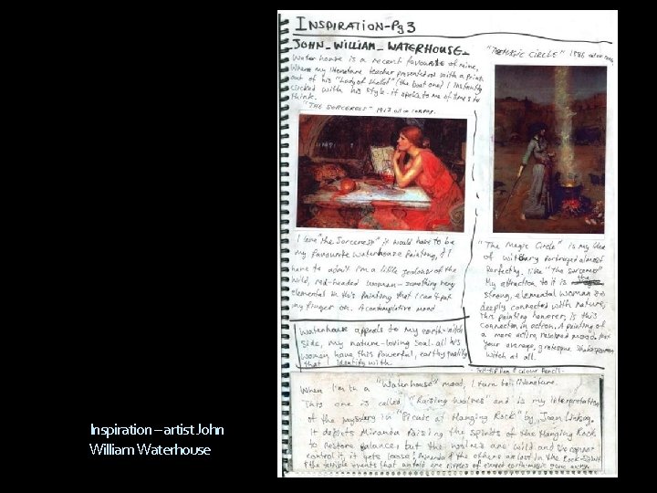 Inspiration – artist John William Waterhouse 