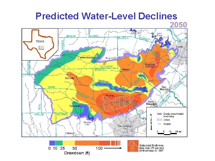 Predicted Water-Level Declines 