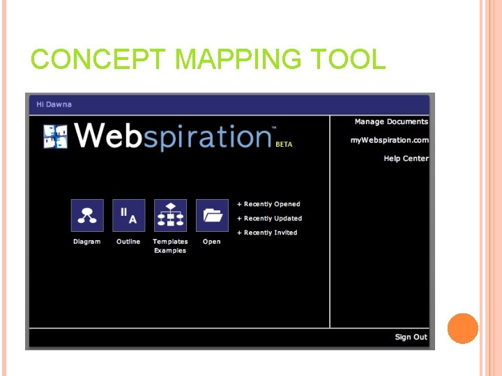 CONCEPT MAPPING TOOL 