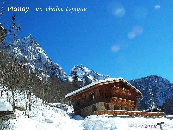 Planay un chalet typique 