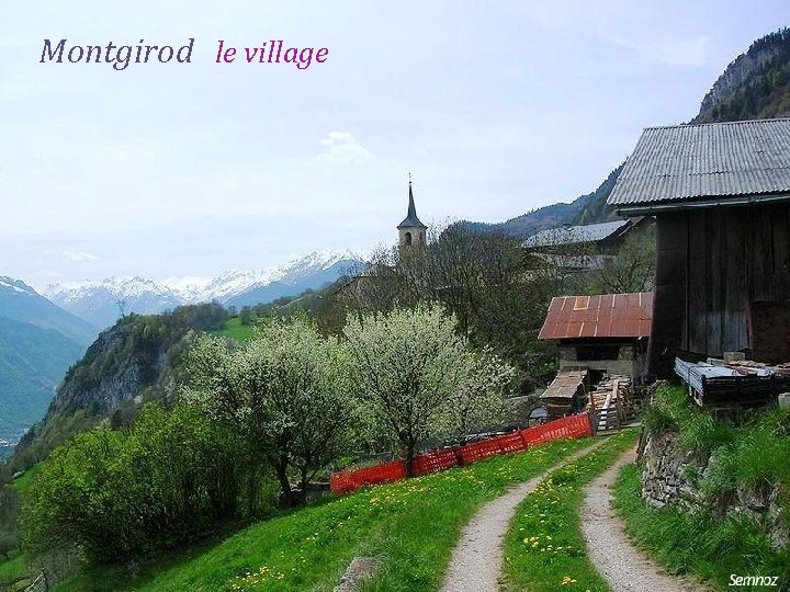 Montgirod le village 