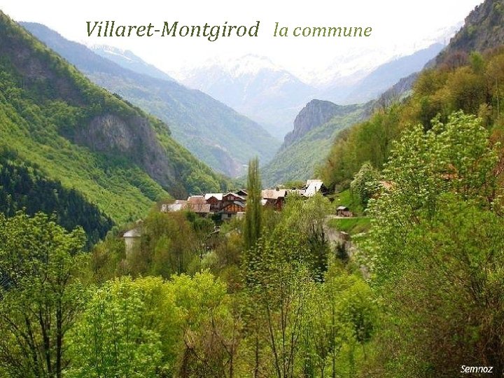 Villaret-Montgirod la commune 
