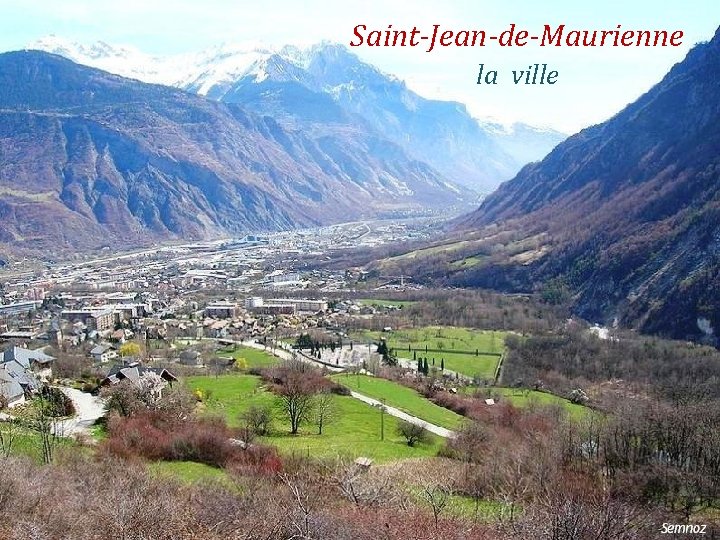Saint-Jean-de-Maurienne. la ville 