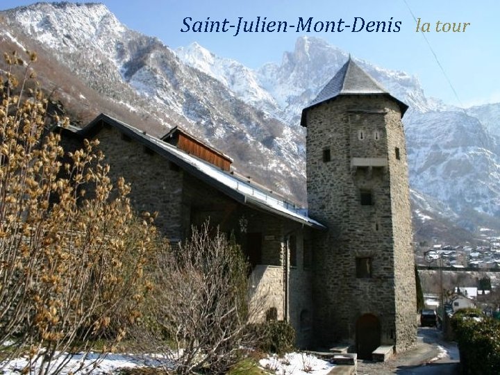 Saint-Julien-Mont-Denis la tour 