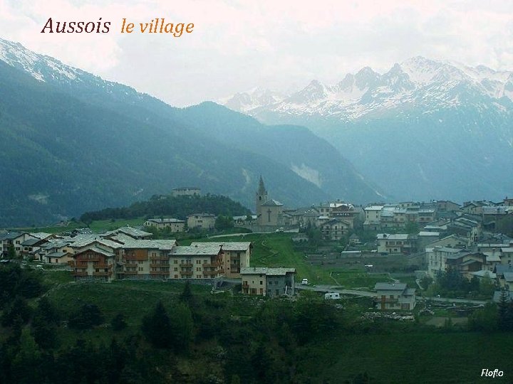 Aussois le village 