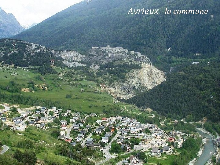 Avrieux la commune 