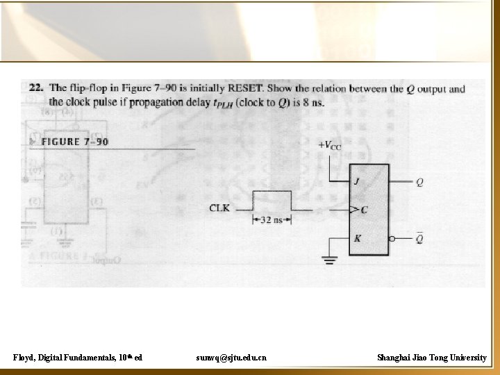 Floyd, Digital Fundamentals, 10 th ed sunwq@sjtu. edu. cn Shanghai Jiao Tong University 