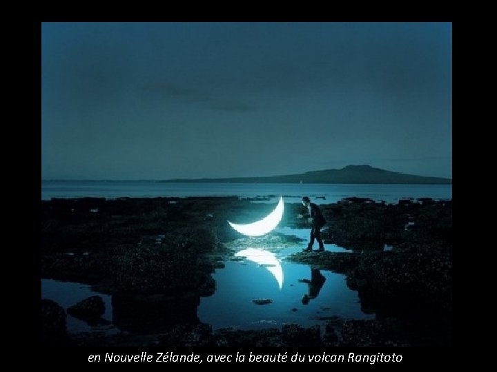 en Nouvelle Zélande, avec la beauté du volcan Rangitoto 