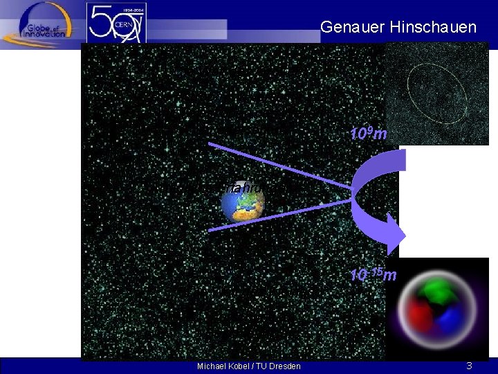 Genauer Hinschauen Die Welt des Großen: Die Astrophysik versucht z. B. mit Teleskopen das