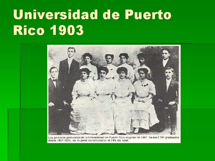 Universidad de Puerto Rico 1903 
