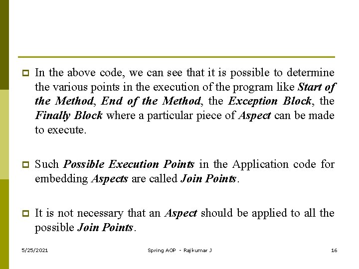 p In the above code, we can see that it is possible to determine