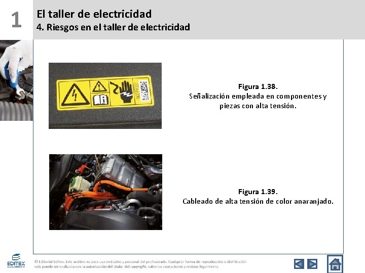 1 El taller de electricidad 4. Riesgos en el taller de electricidad Figura 1.