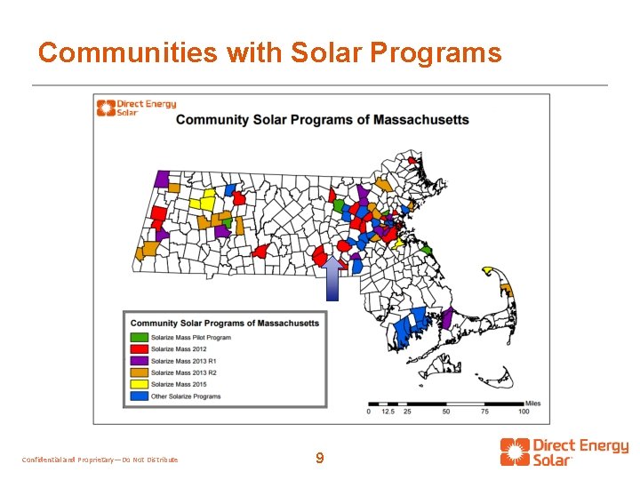 Communities with Solar Programs Confidential and Proprietary—Do Not Distribute 9 