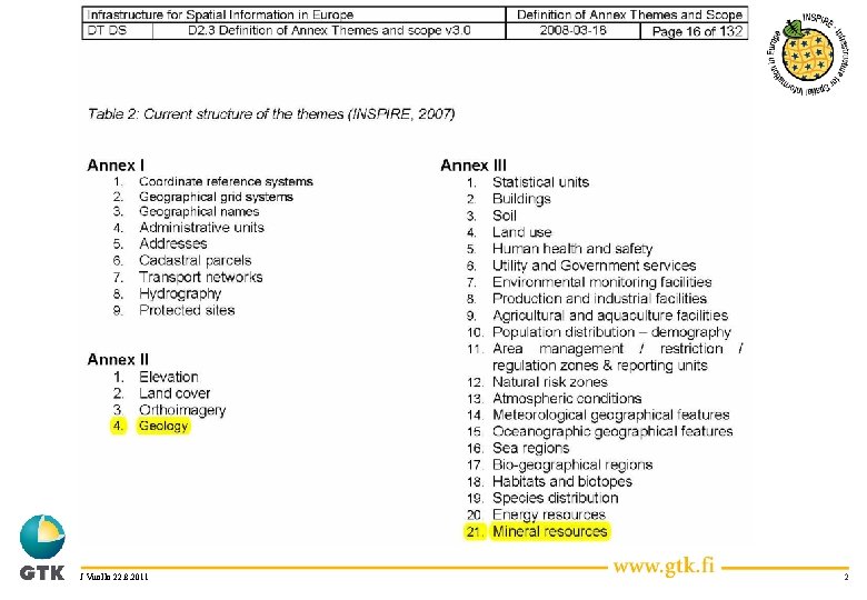 J Vuollo 22. 8. 2011 2 