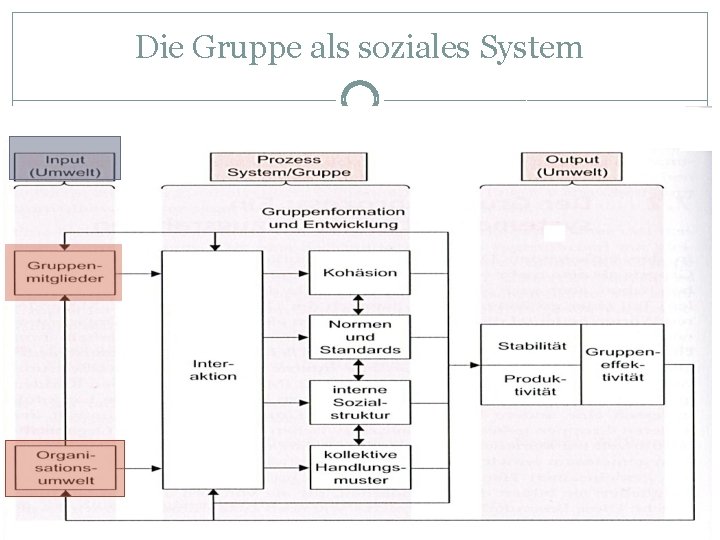 Die Gruppe als soziales System 