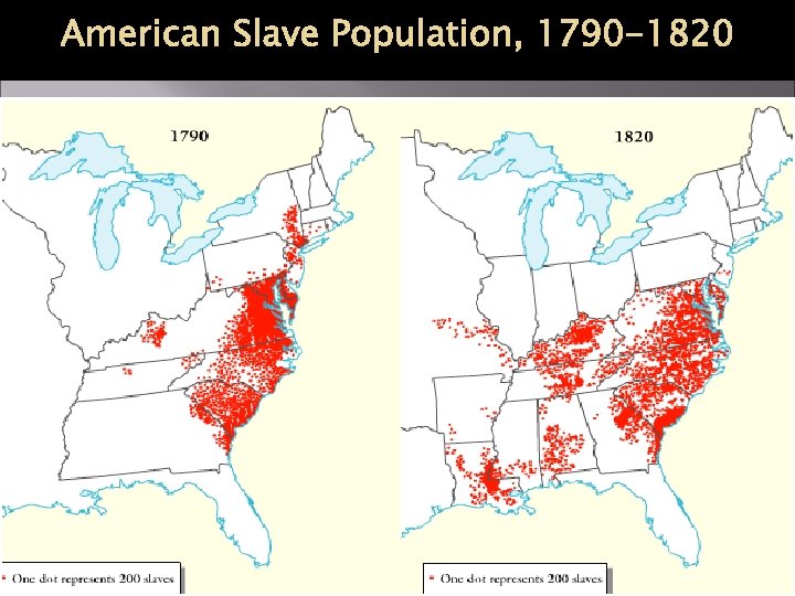 American Slave Population, 1790 -1820 