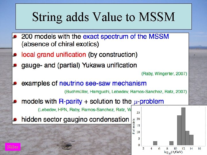 String adds Value to MSSM Nilles 