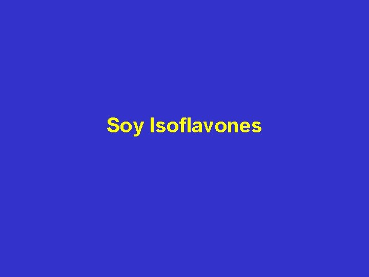 Soy Isoflavones 