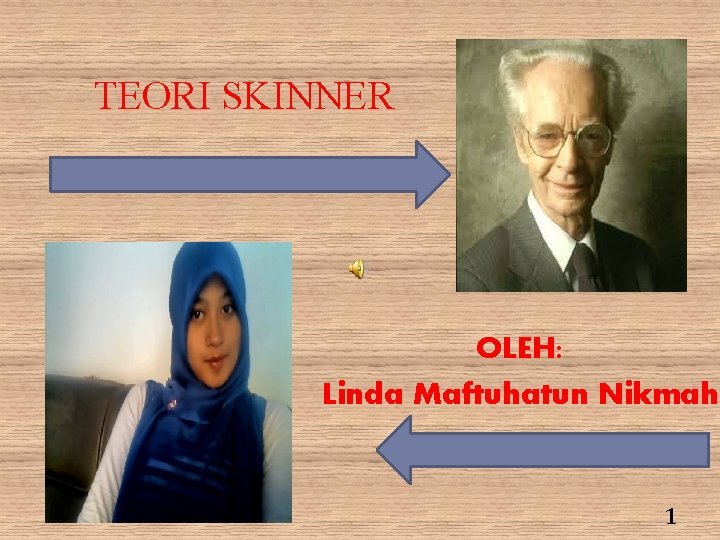 TEORI SKINNER OLEH: Linda Maftuhatun Nikmah 1 