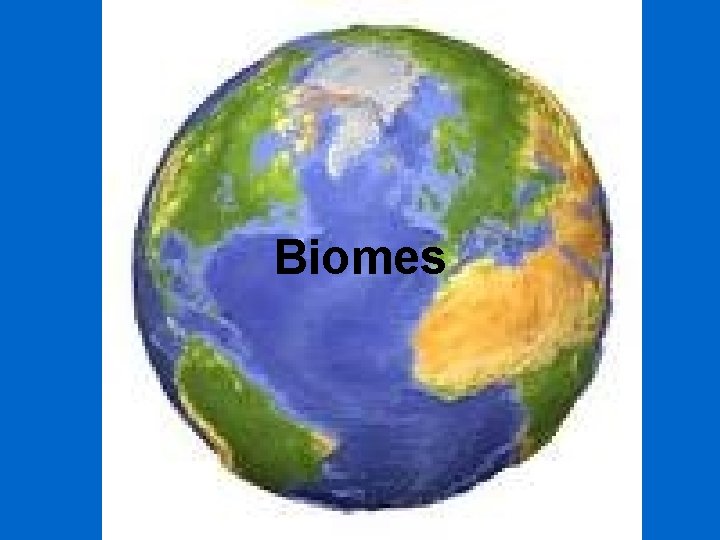 Biomes 