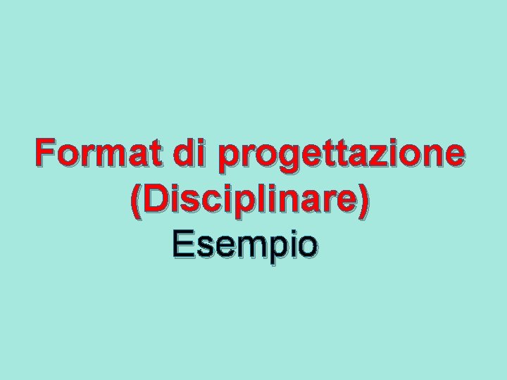 Differenza Tra Annotazione E Nota Disciplinare Format di progettazione Disciplinare Esempio Progettazione disciplinare