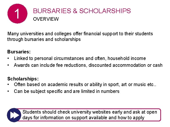 1 RSHIPS A BURSARIES & SCHOLARSHIPS L O H C S & SARIES BUR