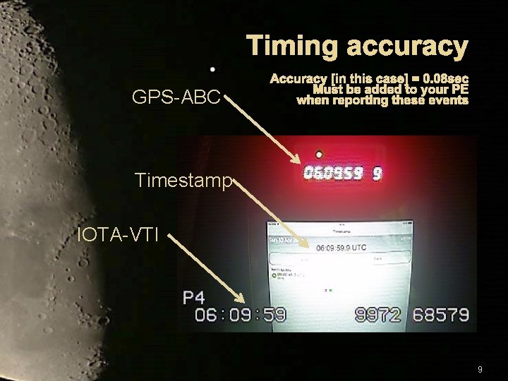 GPS-ABC Timestamp IOTA-VTI 9 