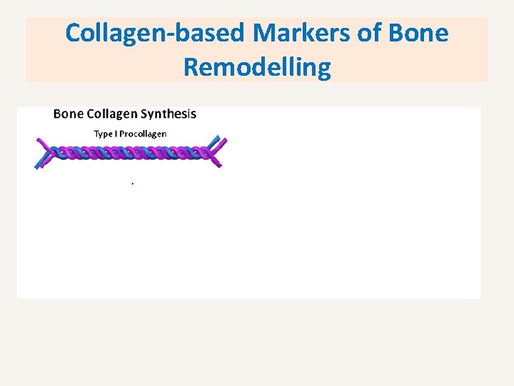 Collagen-based Markers of Bone Remodelling 