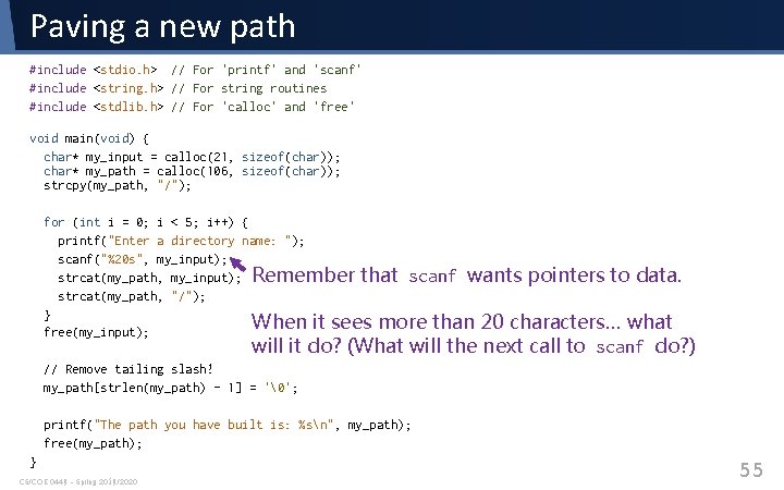 Paving a new path #include <stdio. h> // For 'printf' and 'scanf' #include <string. Paving a new path #include <stdio. h> // For 'printf' and 'scanf' #include <string.