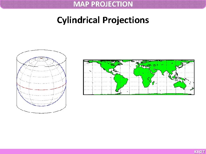 MAP PROJECTION Cylindrical Projections KIOT 