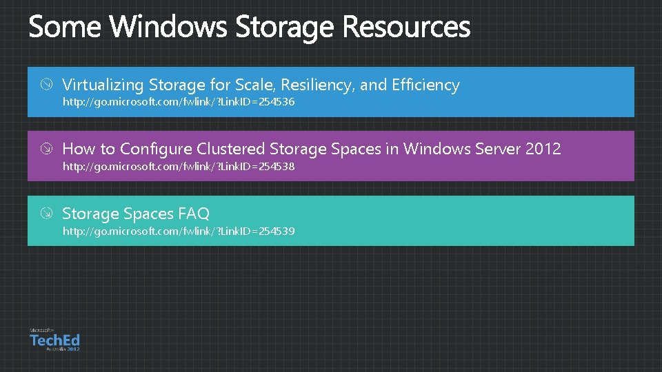 Virtualizing Storage for Scale, Resiliency, and Efficiency http: //go. microsoft. com/fwlink/? Link. ID=254536 How