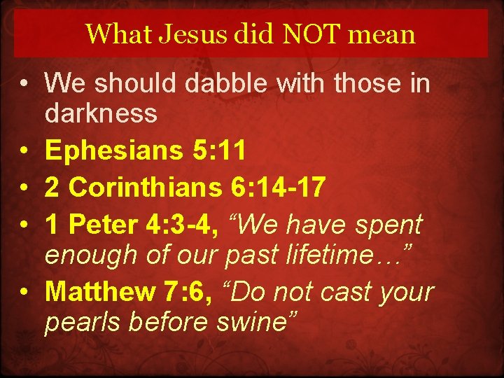 To Judge or Not To Judge Matthew 7