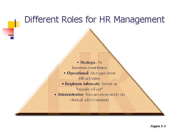 Different Roles for HR Management Figure 1– 5 
