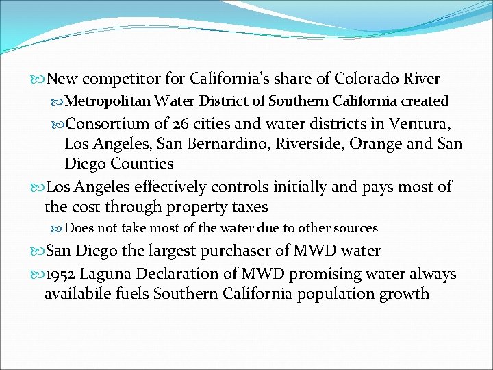  New competitor for California’s share of Colorado River Metropolitan Water District of Southern