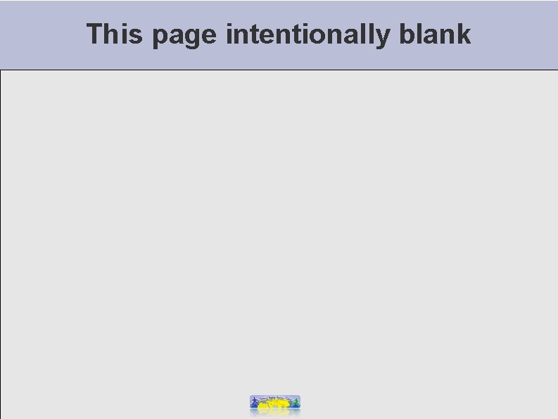 This page intentionally blank 