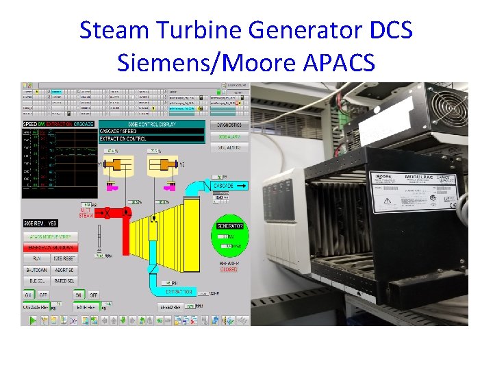Steam Turbine Generator DCS Siemens/Moore APACS 