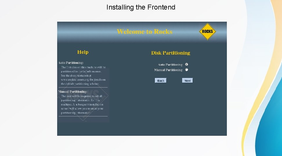 Installing the Frontend 