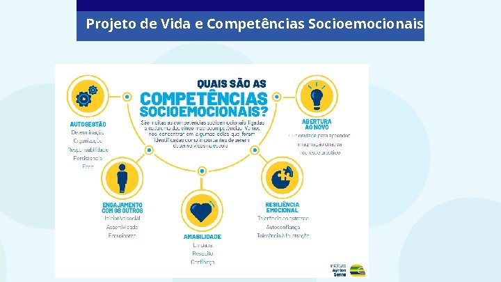 Projeto de Vida e Competências Socioemocionais Projeto de Vida e Competências Socioemocionais