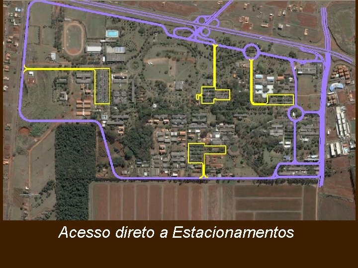 Acesso a Estacionamentos Vias direto Estruturais Perimetrais 