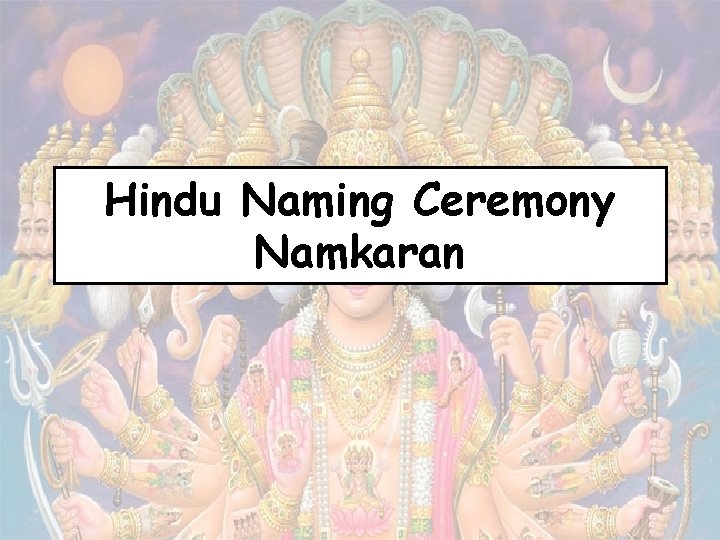 Hindu Naming Ceremony Namkaran 