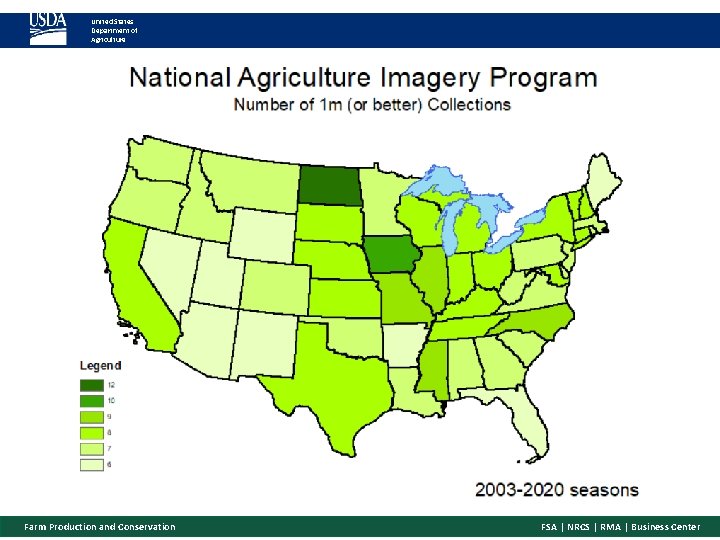 United States Department of Agriculture Farm Production and Conservation FSA | NRCS | RMA