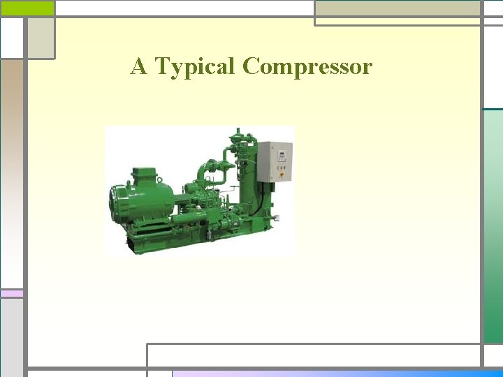 A Typical Compressor 