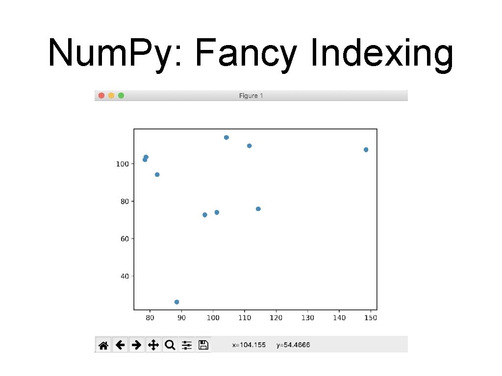 Num. Py: Fancy Indexing 