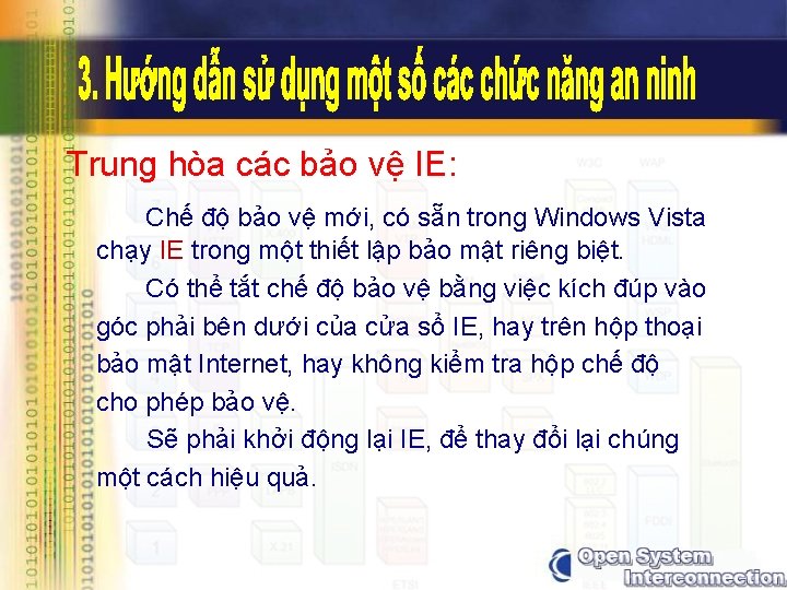 Trung hòa các bảo vệ IE: Chế độ bảo vệ mới, có sẵn trong